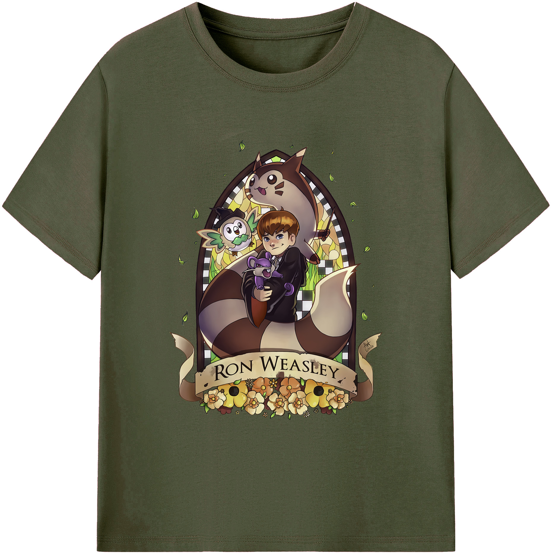 （画像用） Harry Potter ハリー・ポッターシリーズ 綿100％ メンズ半袖Tシャツ｜肌触りやわらか＆通気性